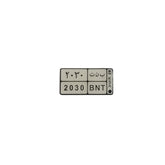 Metal Enamel Brooches 3m Sticker Saudi Number Plate