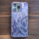 Glossy Purple Feather Case