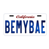 BEMYBAE Custom Number Plate