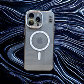 Premium Transparent Magsafe with Camera Stand Premium Case