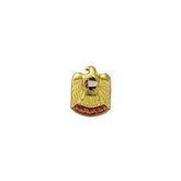 Metal Enamel Brooches 3m Sticker UAE Eagle Emblem Charms
