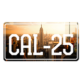CAL-25 Custom Number Plate