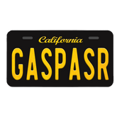 GASPASR  Custom Number Plate