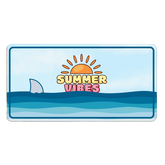 SUMMER VIBES Custom Number Plate
