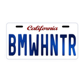 BMWHNTR Custom Number Plate