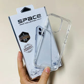 Space Transparent Crystal Clear Case For iPhone 15 Pro/15 Pro Max