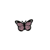 Metal Enamel Brooches 3m Sticker Pink Butterfly Metal Charms
