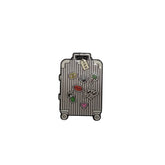 Metal Enamel Brooches 3m Sticker Designer Suitcase Charms