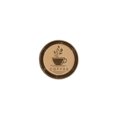 Metal Enamel Brooches 3m Coffee Cup / Coffee Logo Charm