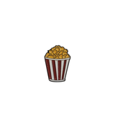 Metal Enamel Brooches 3m Popcorn Box Charm