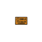 Metal Enamel Brooches 3m Sticker Smile you're on camera