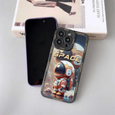 Space Astronaut Black Case For iPhone