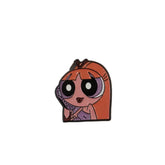 Metal Enamel Brooches 3m Sticker Fashion Jewelry Design power puff girl