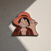 Metal Enamel Brooches 3m Sticker Fashion Jewelry Design Monkey D. Luffy 2
