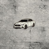 Metal Enamel Brooches 3m Sticker Fashion Jewelry Design White Car (variant)