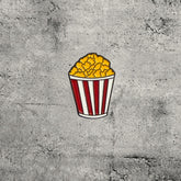 Metal Enamel Brooches 3m Sticker Fashion Jewelry Design Popcorn