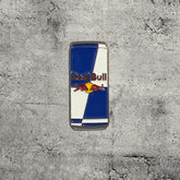 Metal Enamel Brooches 3m Sticker Fashion Jewelry Design Red Bull Can