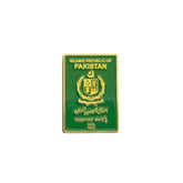 Metal Enamel Brooches 3m Sticker Fashion Jewelry Design Pakistan passport