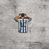 Metal Enamel Brooches 3m Sticker Fashion Jewelry Design Lionel Messi Celebration
