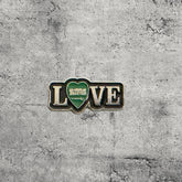 Metal Enamel Brooches 3m Sticker Fashion Jewelry Design Love Saudi Heart