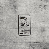 Metal Enamel Brooches 3m Sticker Fashion Jewelry Design Leo Messi Minimal