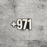 Metal Enamel Brooches 3m Sticker Fashion Jewelry Design +971 UAE Country Code