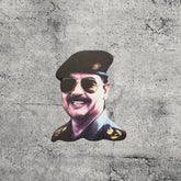 Metal Enamel Brooches 3m Sticker Fashion Jewelry Design Saddam Hussein