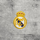 Metal Enamel Brooches 3m Sticker Fashion Jewelry Design Real Madrid Club