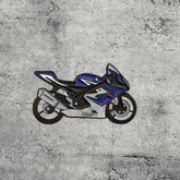 Metal Enamel Brooches 3m Sticker Fashion Jewelry Design Sports Bike Racing