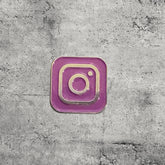 Metal Enamel Brooches 3m Sticker Fashion Jewelry Design Instagram Logo