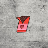 Metal Enamel Brooches 3m Sticker Fashion Jewelry Design Chocolates