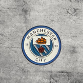 Metal Enamel Brooches 3m Sticker Fashion Jewelry Design Manchester City Logo