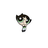 Metal Enamel Brooches 3m Sticker Powerpuff Girls
