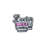 Metal Enamel Brooches 3m Sticker Doctor Loading