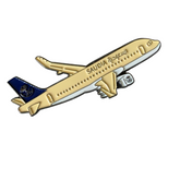 Metal Enamel Brooches 3m Sticker Aeroplane