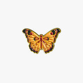 Metal Enamel Brooches 3m Sticker yellow butterfly