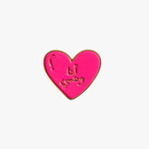 Metal Enamel Brooches 3m Sticker heart