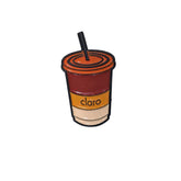 Metal Enamel Brooches 3m Sticker Claro coffee