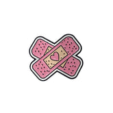 Metal Enamel Brooches 3m Sticker Bandaid Love