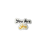 Metal Enamel Brooches 3m Sticker You Are Beautiful
