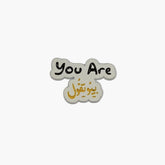 Metal Enamel Brooches 3m Sticker You Are Beautiful