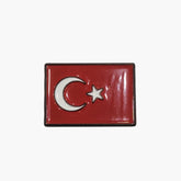 Metal Enamel Brooches 3m Sticker Turkey Sq Flag