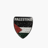 Metal Enamel Brooches 3m Sticker Palestine