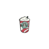 Metal Enamel Brooches 3m Sticker Starbucks Coffee