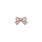 Metal Enamel Brooches 3m Sticker Pink BOW