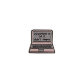 Metal Enamel Brooches 3m Sticker Pink Laptop