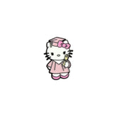 Metal Enamel Brooches 3m Sticker Kitty Pink