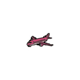 Metal Enamel Brooches 3m Sticker Pink Plane