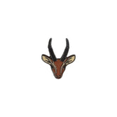 Metal Enamel Brooches 3m Sticker Markhor face