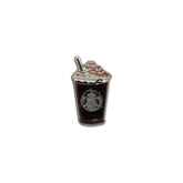 Metal Enamel Brooches 3m Sticker Starbucks Coffee Brown
